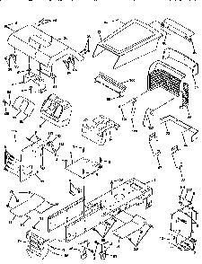 Part Location Diagram of 73800600 Weed Eater Lock nut